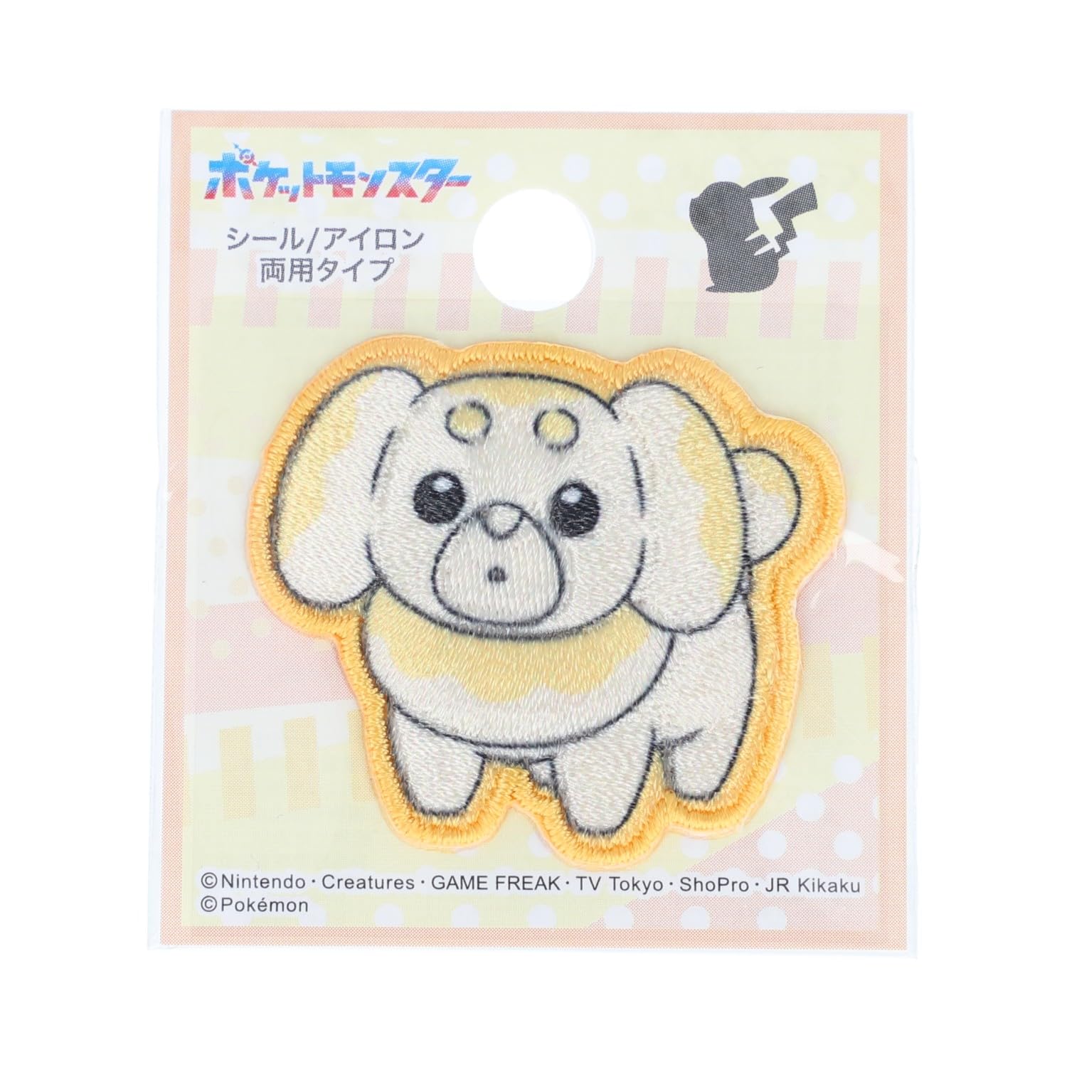 Amazon.co.jp: 稲垣服飾 ポケモン パピモッチ シールワッペン 縦40mm